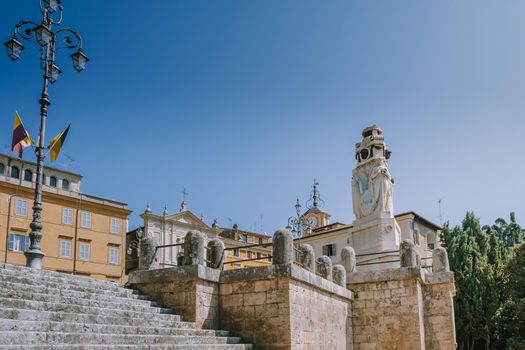 Scenic sight in Anagni, province of Frosinone, Lazio, central Italy Europe