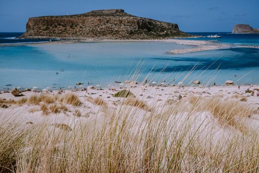 Balos Beach Cret Greece, Balos beach is on of the most beautiful beaches in Greece at the Greek Island Europe