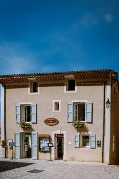 The Village of Moustiers-Sainte-Marie, Provence, France June 2020 Europe