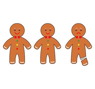 Christmas gingerbread men