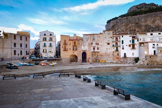 Cefalu, medieval village of Sicily island, Province of Palermo, Italy. Europe