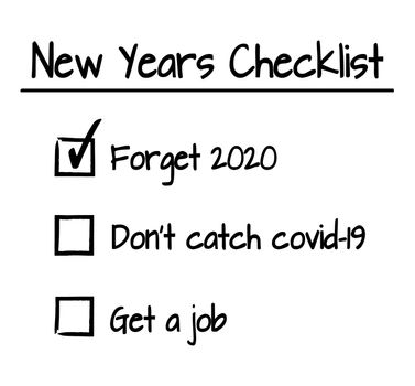 Funny new years checklist