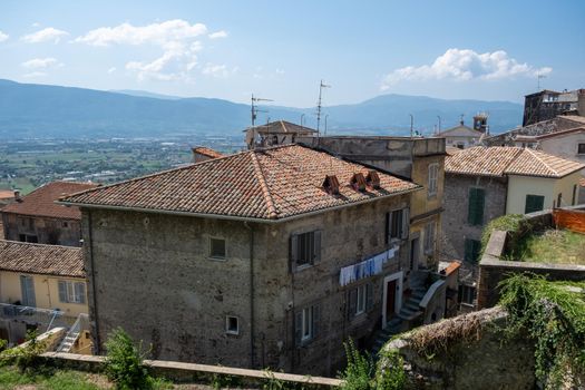 Scenic sight in Anagni, province of Frosinone, Lazio, central Italy Europe