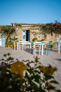 The picturesque village of Marzamemi, in the province of Syracuse, Sicily Italy