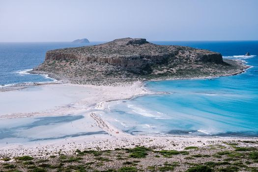 Balos Beach Cret Greece, Balos beach is on of the most beautiful beaches in Greece at the Greek Island Europe