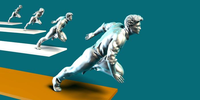Motivated Employee or Special Businessman with Unique Skills