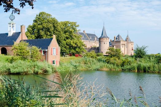 Muiderslot castle near Amsterdam - Netherlands, Muideslot during summer in the Netherlands. Europe