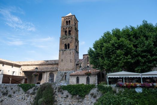 The Village of Moustiers-Sainte-Marie, Provence, France June 2020 Europe