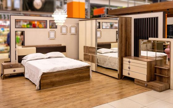 New colorful bedroom furniture for sale at the store