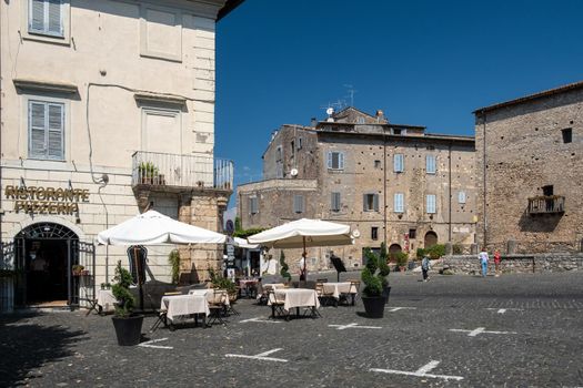 Scenic sight in Anagni, province of Frosinone, Lazio, central Italy Europe Anagni Italy September 2020