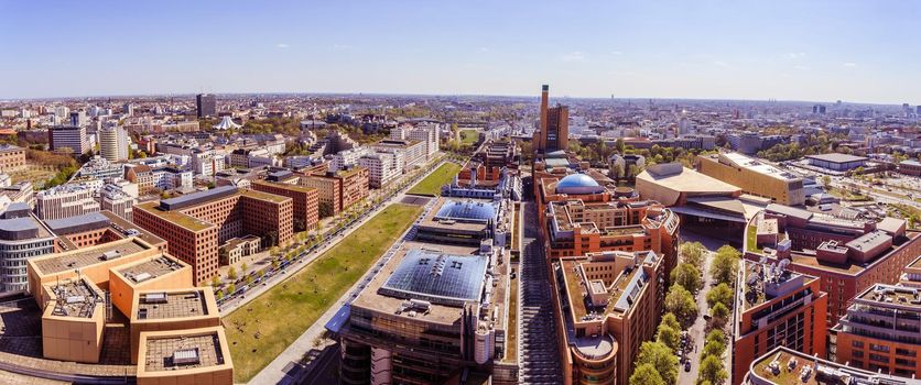 Berlin Skyline: Summer day in Berlin