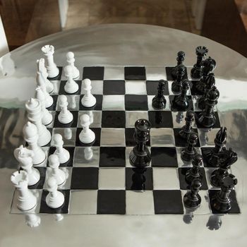 Luxury chess board decoration for home
