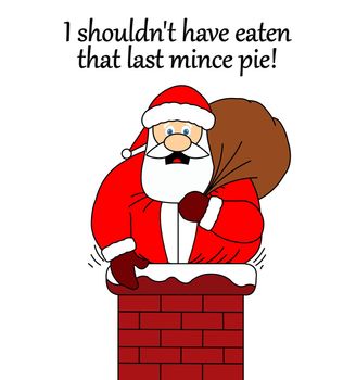 One too many mince pies
