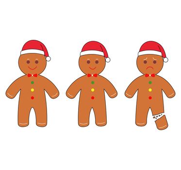 Santa gingerbread men