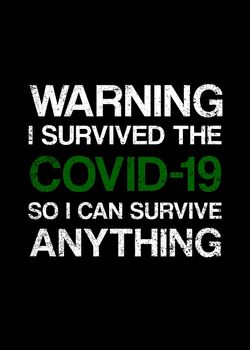 Warning Covid19 Poster