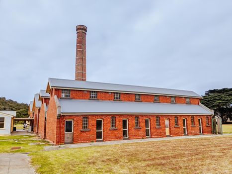 Historical public buildings of the famous Point Nepean Quarantine Station in Melbourne, Victoria, Australia