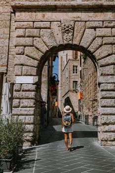 Scenic sight in Anagni, province of Frosinone, Lazio, central Italy Europe Anagni Italy September 2020