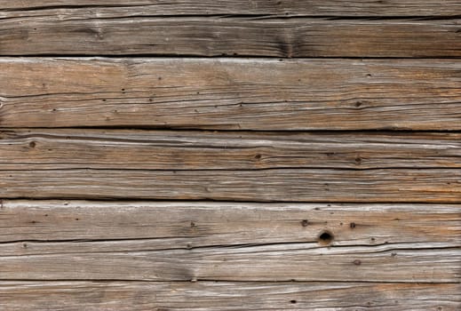 Closeup picture of old rustic wooden planks