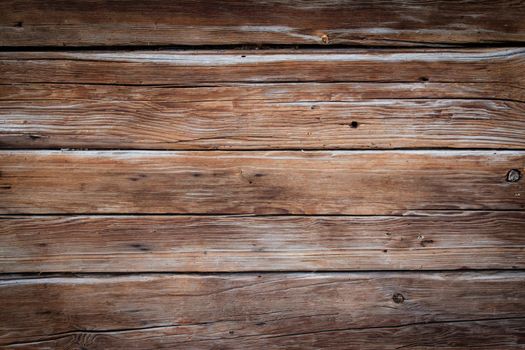 Closeup picture of old rustic wooden planks