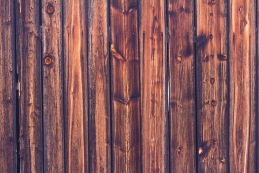 Closeup picture of old rustic wooden planks