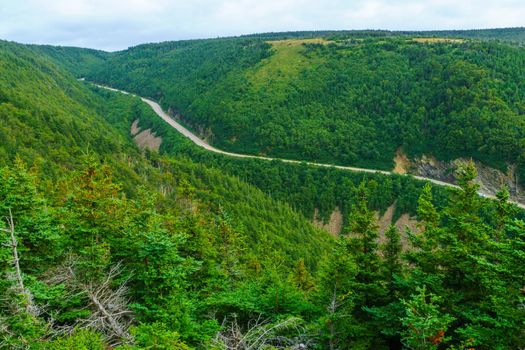 Views of the skyline trail, in Cape Breton Highlands National Park, Nova Scotia, Canada