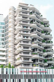 Singapore - July 28, 2019: Ng Teng Fong General Hospital located in Jurong East, Singapore