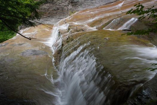 Scenes at Buttermilk Falls State Park near Ithaca, New York.
