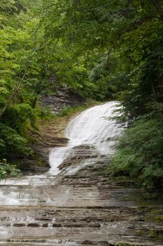 Scenes at Buttermilk Falls State Park near Ithaca, New York.