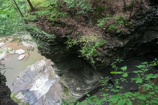 Scenes at Buttermilk Falls State Park near Ithaca, New York.