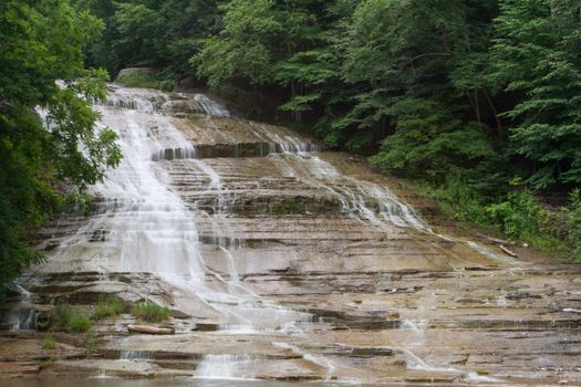 Scenes at Buttermilk Falls State Park near Ithaca, New York.
