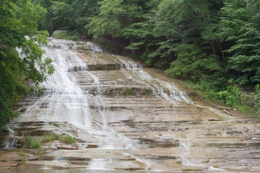 Scenes at Buttermilk Falls State Park near Ithaca, New York.