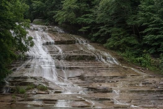Scenes at Buttermilk Falls State Park near Ithaca, New York.