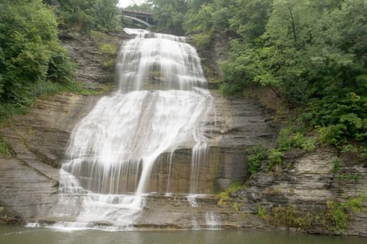 Shegaqua Falls in Montour Falls, New York
