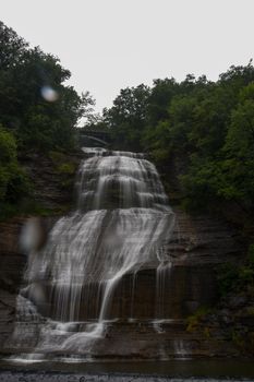 Shegaqua Falls in Montour Falls, New York