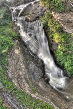 Upper Taughannock Falls in Taughannock Falls state park in New York