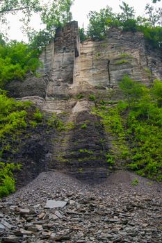 Views of Taughannock Falls State Park in New York's Finger Lakes region