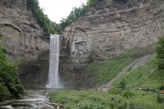 Views of Taughannock Falls State Park in New York's Finger Lakes region