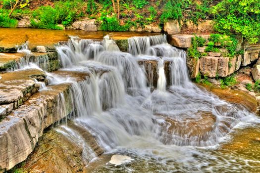 Views of Taughannock Falls State Park in New York's Finger Lakes region