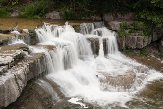Views of Taughannock Falls State Park in New York's Finger Lakes region