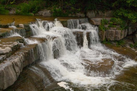 Views of Taughannock Falls State Park in New York's Finger Lakes region