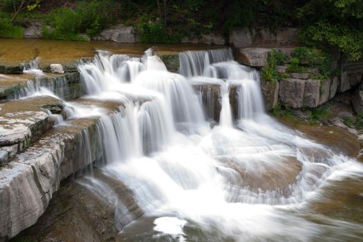 Views of Taughannock Falls State Park in New York's Finger Lakes region