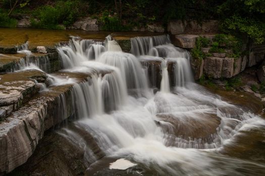 Views of Taughannock Falls State Park in New York's Finger Lakes region