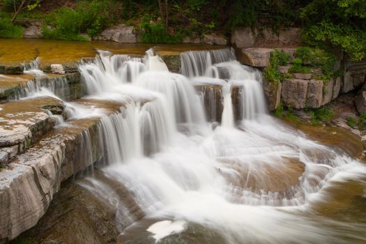 Views of Taughannock Falls State Park in New York's Finger Lakes region
