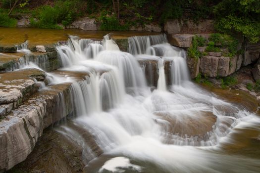 Views of Taughannock Falls State Park in New York's Finger Lakes region