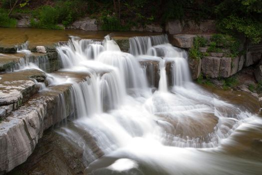 Views of Taughannock Falls State Park in New York's Finger Lakes region