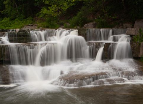 Views of Taughannock Falls State Park in New York's Finger Lakes region
