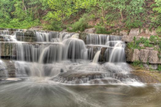 Views of Taughannock Falls State Park in New York's Finger Lakes region