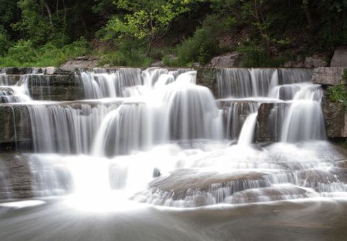 Views of Taughannock Falls State Park in New York's Finger Lakes region