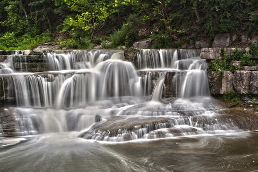 Views of Taughannock Falls State Park in New York's Finger Lakes region