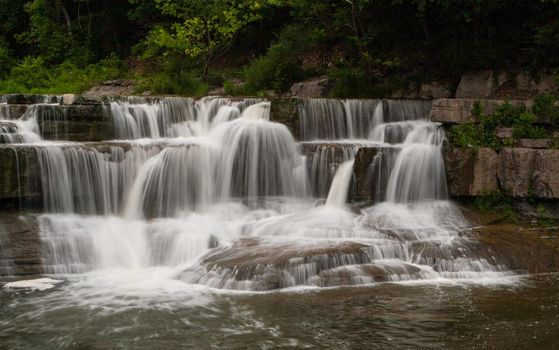 Lower Taughannock Falls in Taughannock Falls state park of New York
